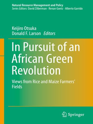 cover image of In Pursuit of an African Green Revolution
